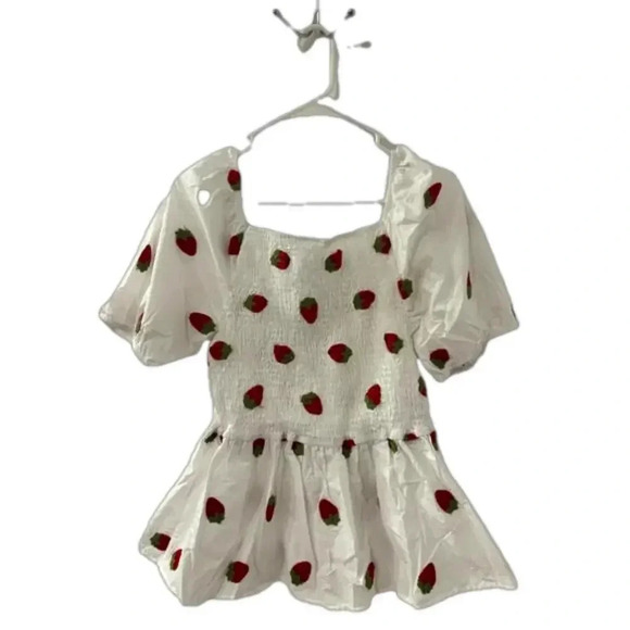 Hippie Nomad Women’s Strawberry Blouse Size 1 X - Picture 1 of 9